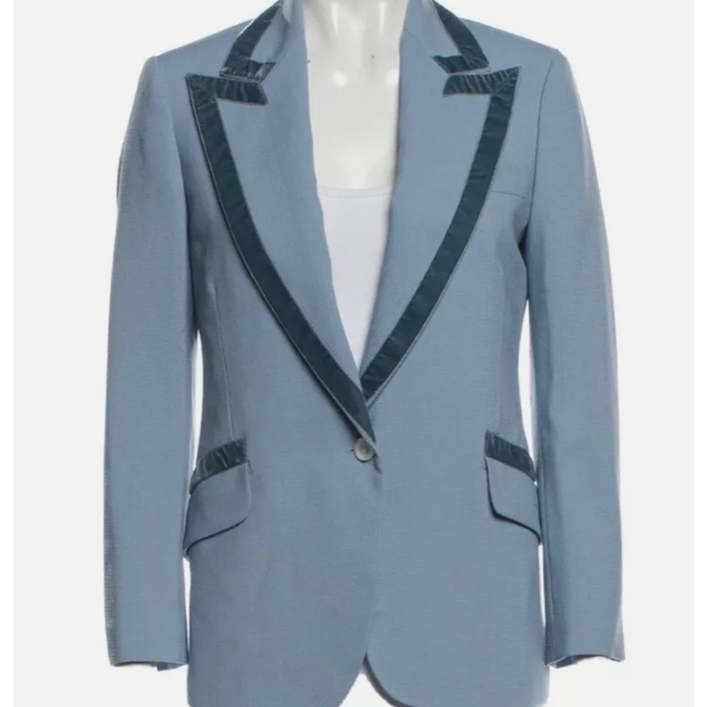 Gucci Blue Wool Blazer 40 $2950